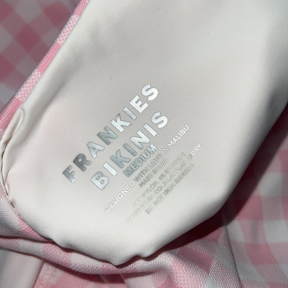 Frankies Bikinis Otis One Piece Swimsuit- Pink Picnic - Picture 6 of 9